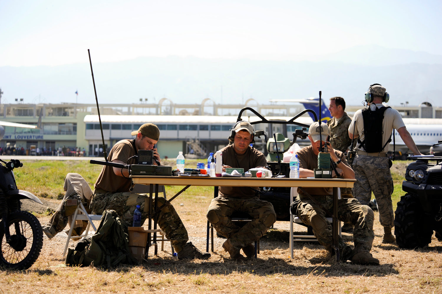 military communications in the field
