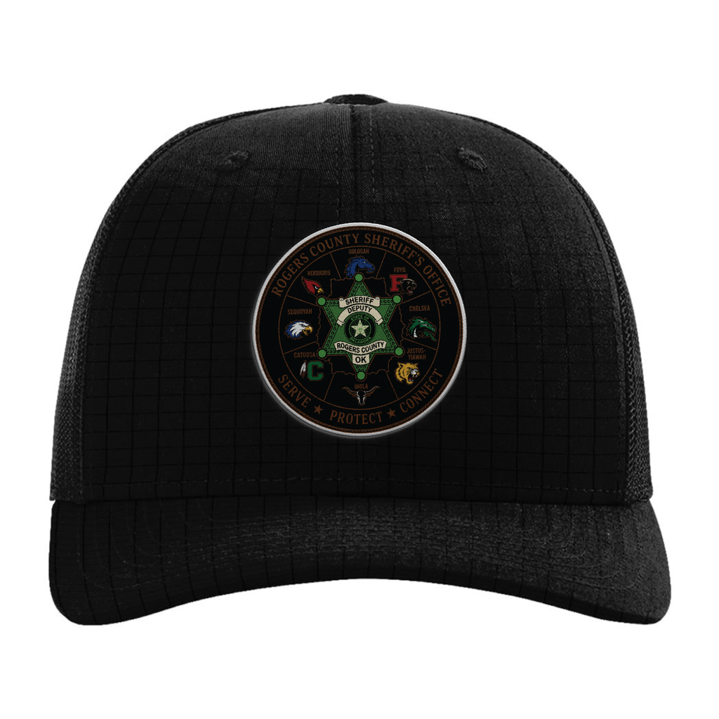 Rogers County  Tactical Trucker - 112T, Black