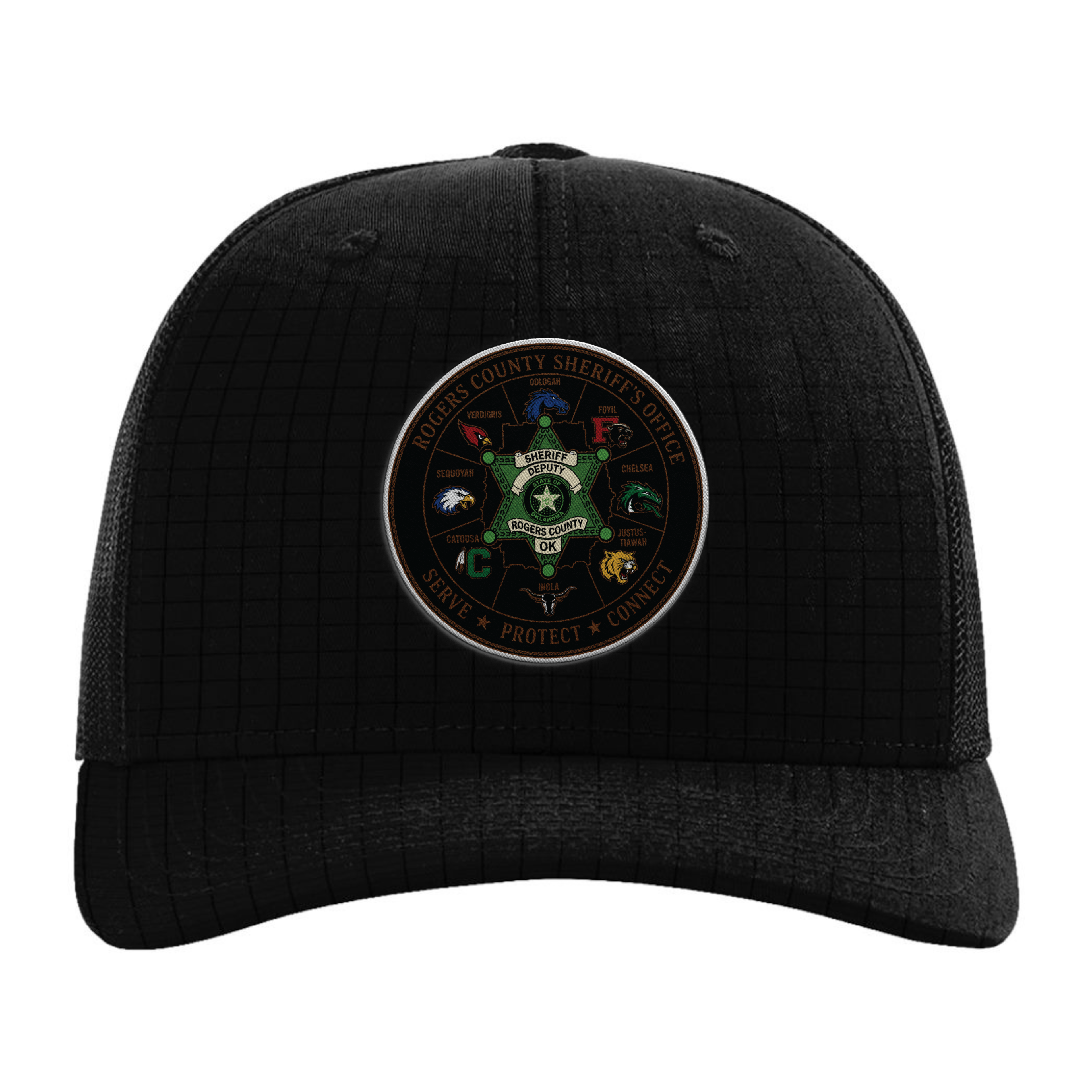 Rogers County  Tactical Trucker - 112T, Black