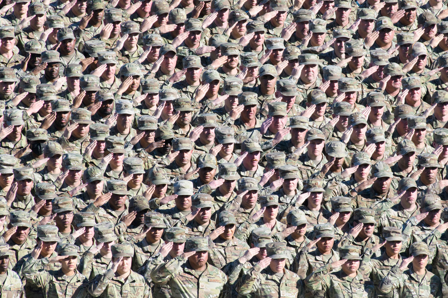 US Army salute