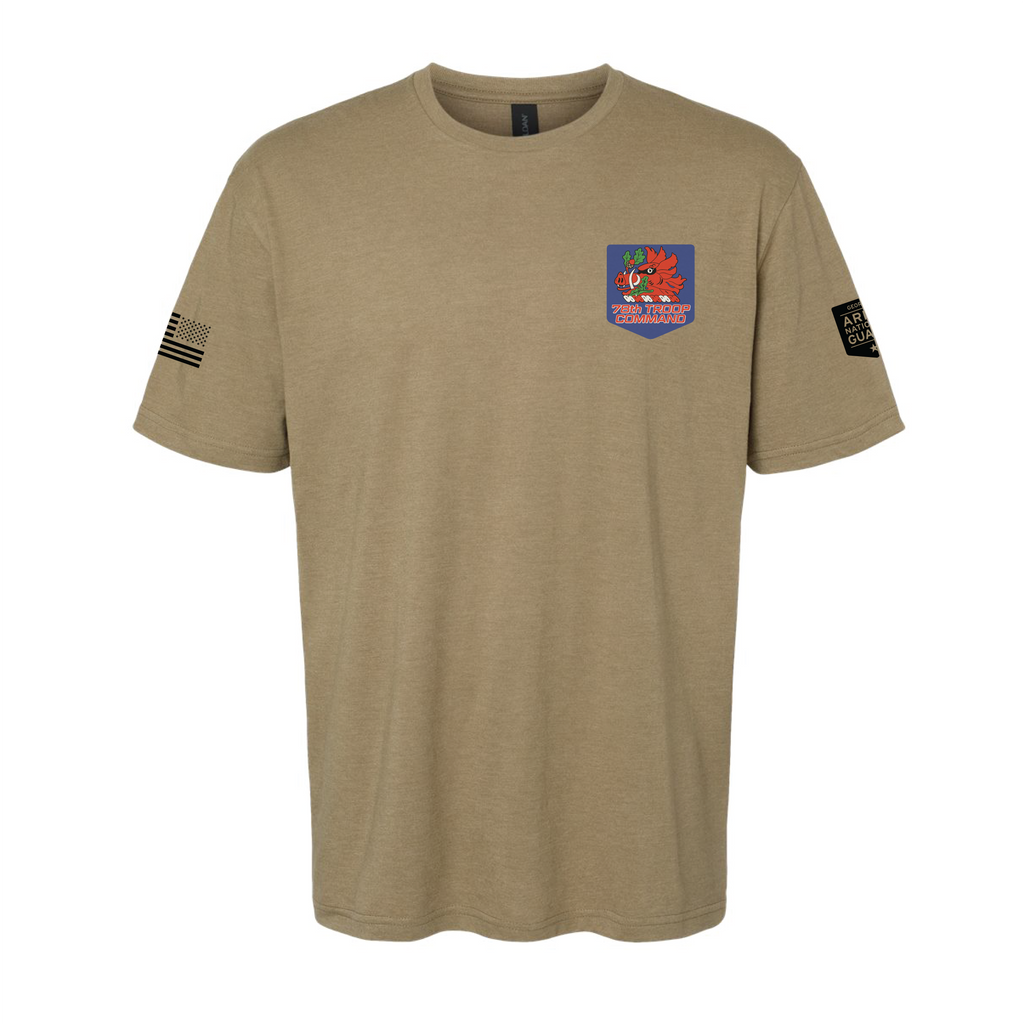 HHD 78th Troop Command  Softstyle CVC SS Tee (67000), Tan 499
