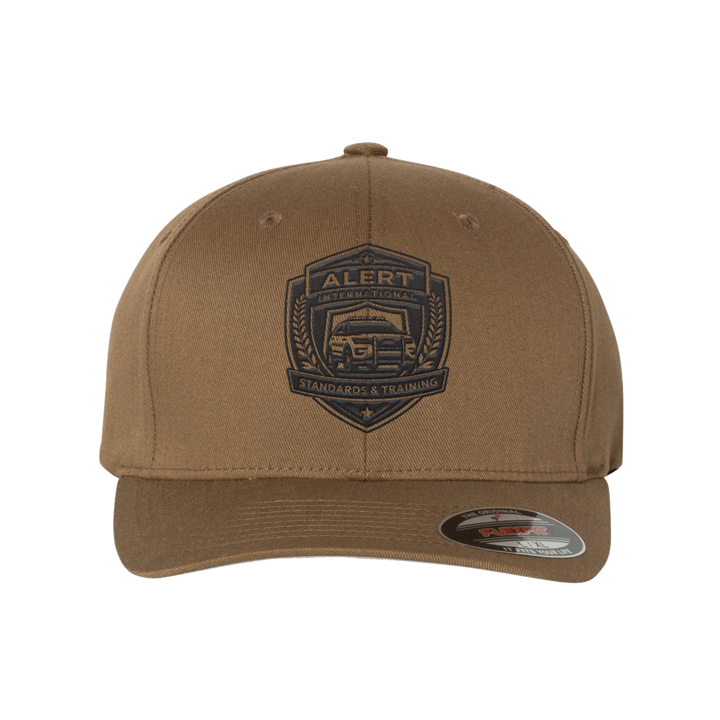 ALERT International  Flexfit Cotton Blend Cap - 6277, Tan 499
