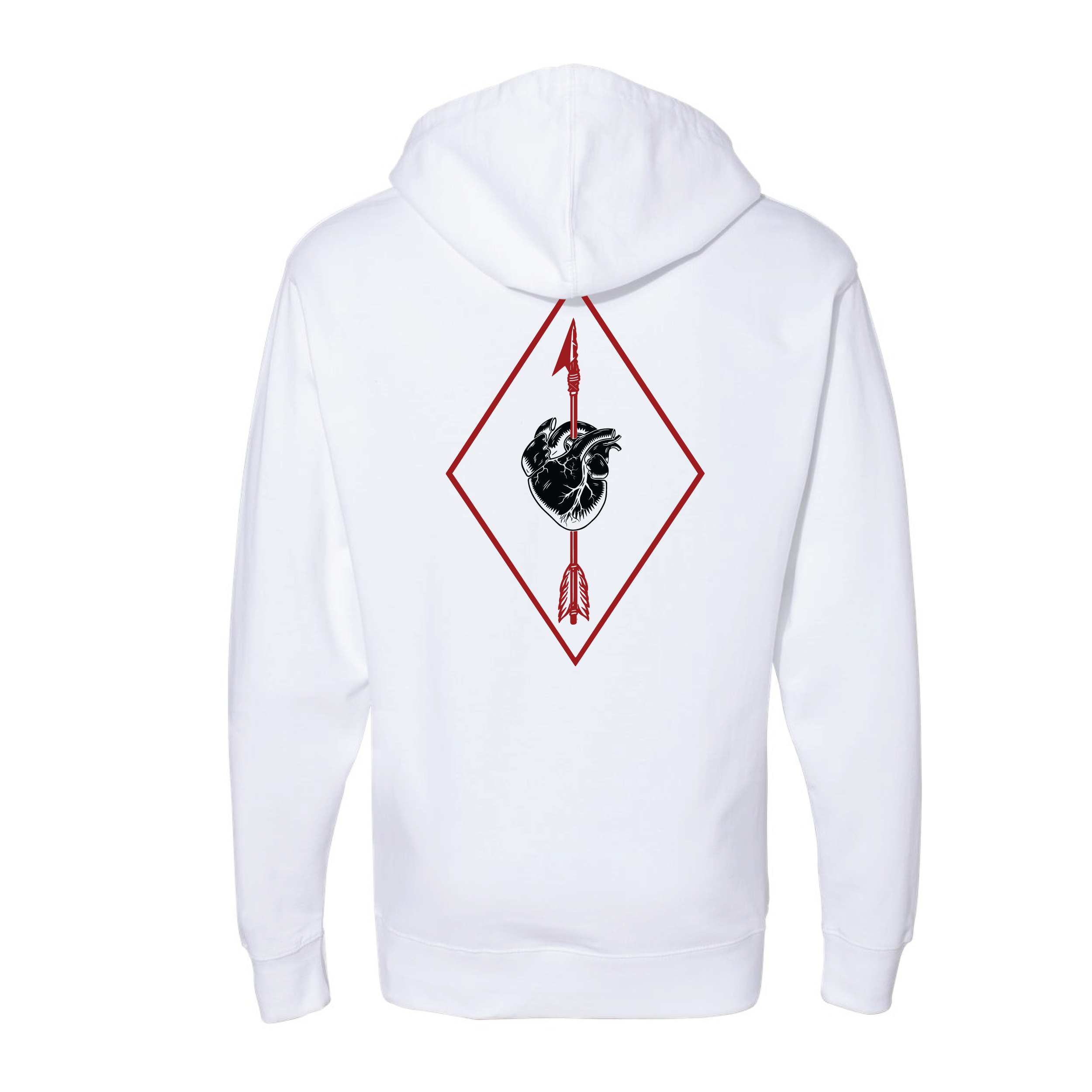 United States Secret Service - Counter Assault Team Team 1 Midweight Cotton Fleece Hoodie (SS4500), White