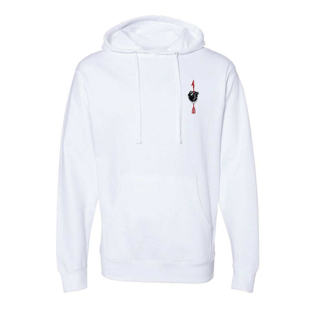 United States Secret Service - Counter Assault Team Team 1 Midweight Cotton Fleece Hoodie (SS4500), White