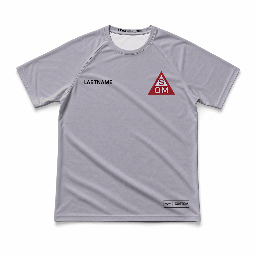 Special Operations Medicine (SOMED) SOM Gen.1 Long Range Performance Tee, Short Sleeve, Grey