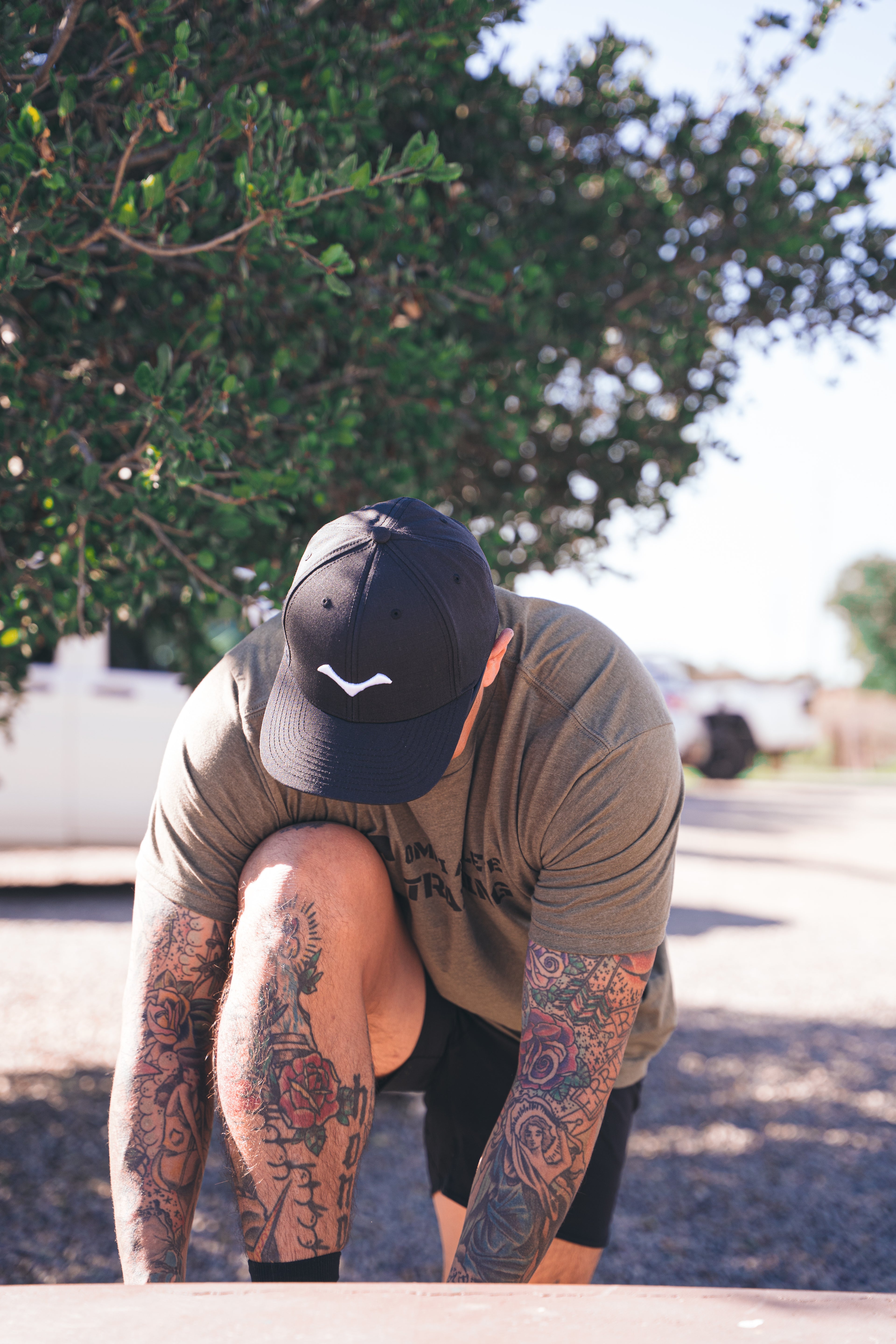 V1 Snapback Hat, Black