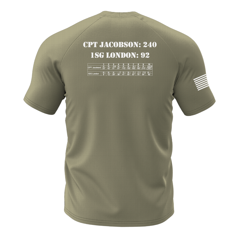 7th Finance Company  Men's Standard Performance SS Tee, Tan 499