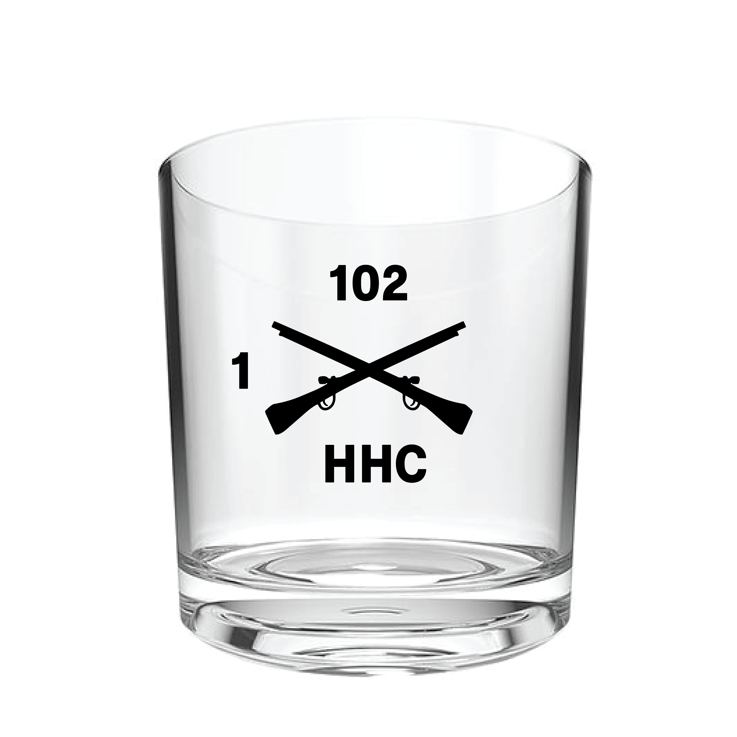 HHC 1-102D  Rocks Glass, Clear