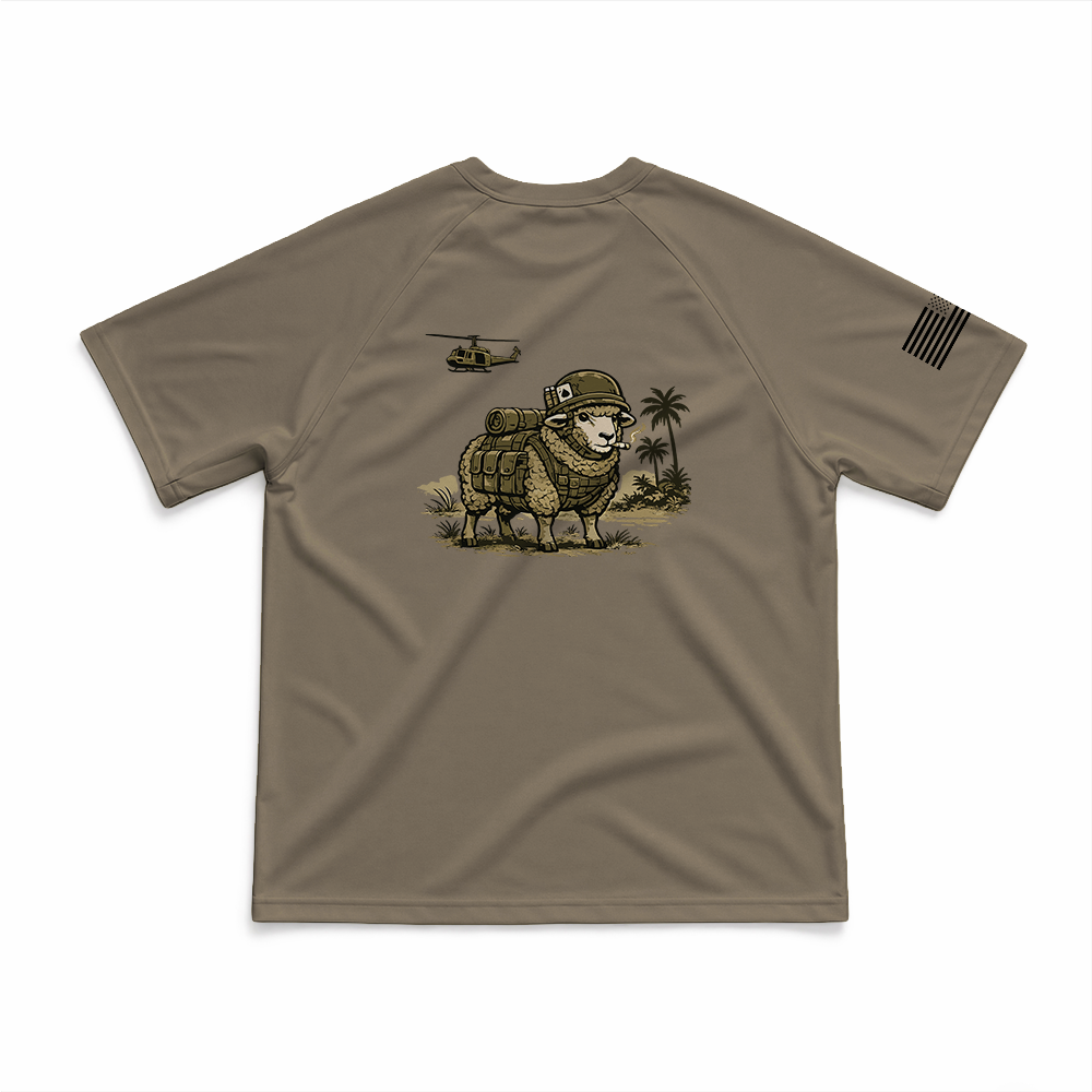 Ruck Sox Gen.1 Long Range Performance Tee, Short Sleeve, Tan 499