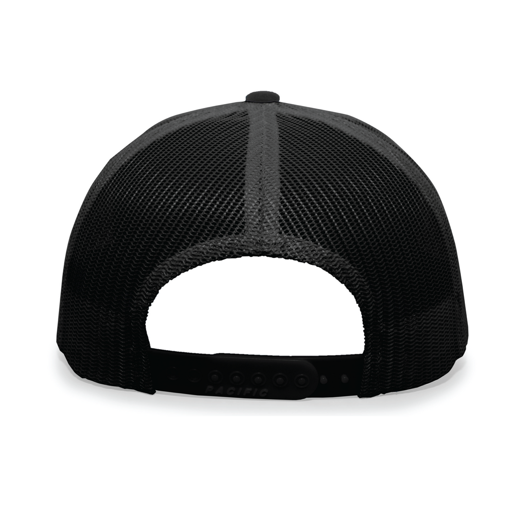 San Diego PD SWAT Sniper Logo Snapback Trucker Hat (104C), Black