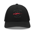 San Diego PD SWAT  Low-Profile Snapback Trucker Hat (P114), Black