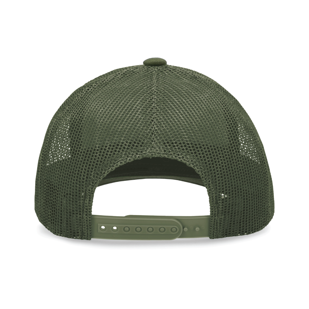 3rd Platoon, 323 Engineer Company  Low-Profile Snapback Trucker Hat (P114), OD Green