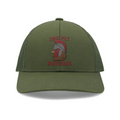 3rd Platoon, 323 Engineer Company  Low-Profile Snapback Trucker Hat (P114), OD Green