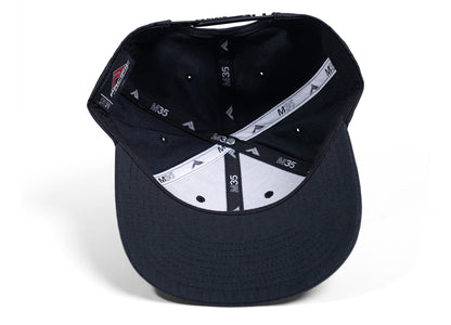 V1 Snapback Hat, Black