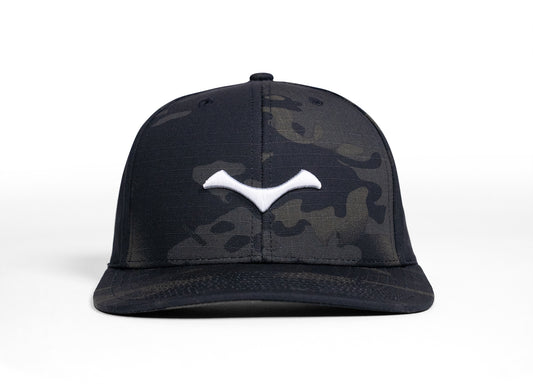 V1 Snapback Hat, Multicam Black