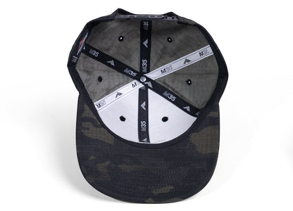 V1 Snapback Hat, Multicam Black