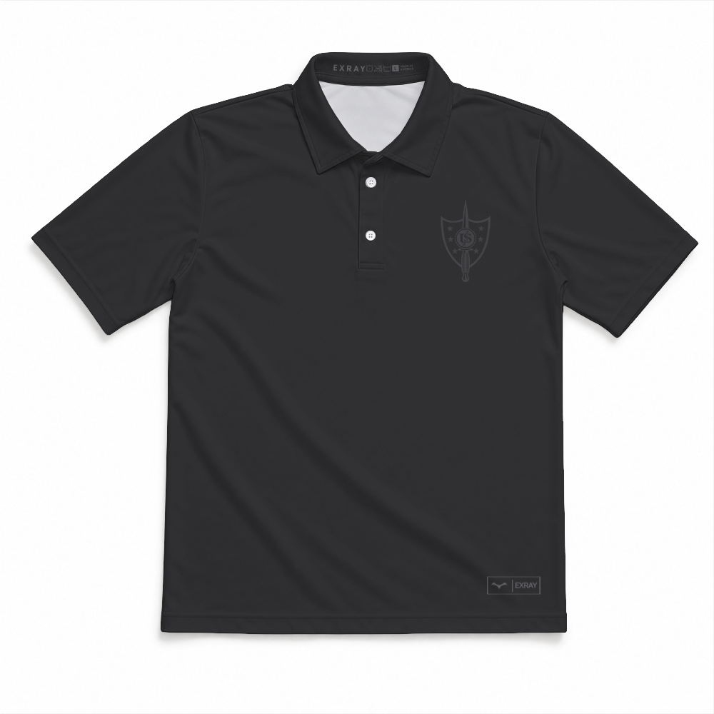 United States Secret Service - Counter Assault Team USSS CAT Gen.1 MaxDri Performance Polo, Short Sleeve, Black