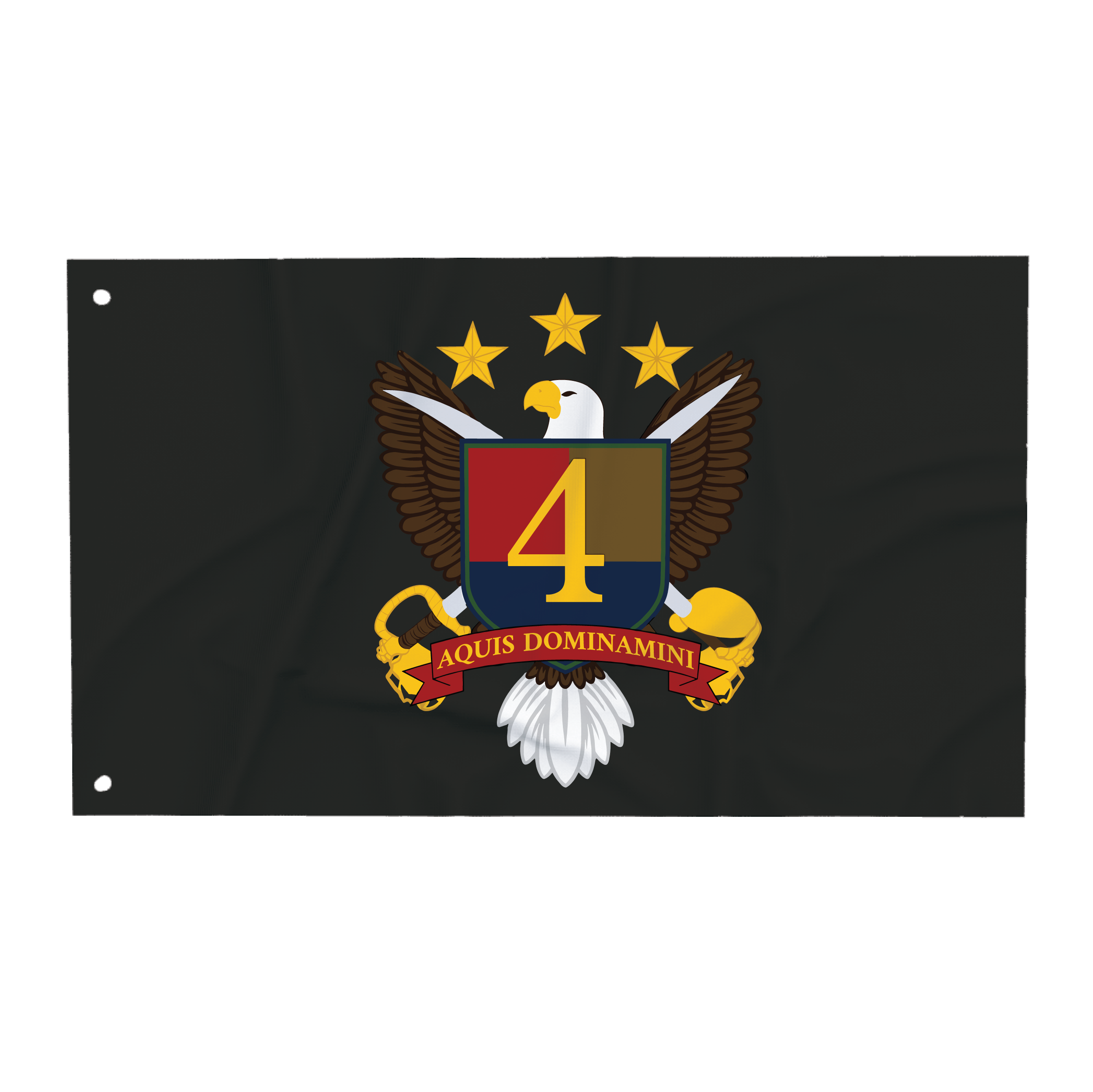 Maritime Expeditionary Security Squadron Four MSRON4 Command Wall Flag 3x5 (Horizontal), Black