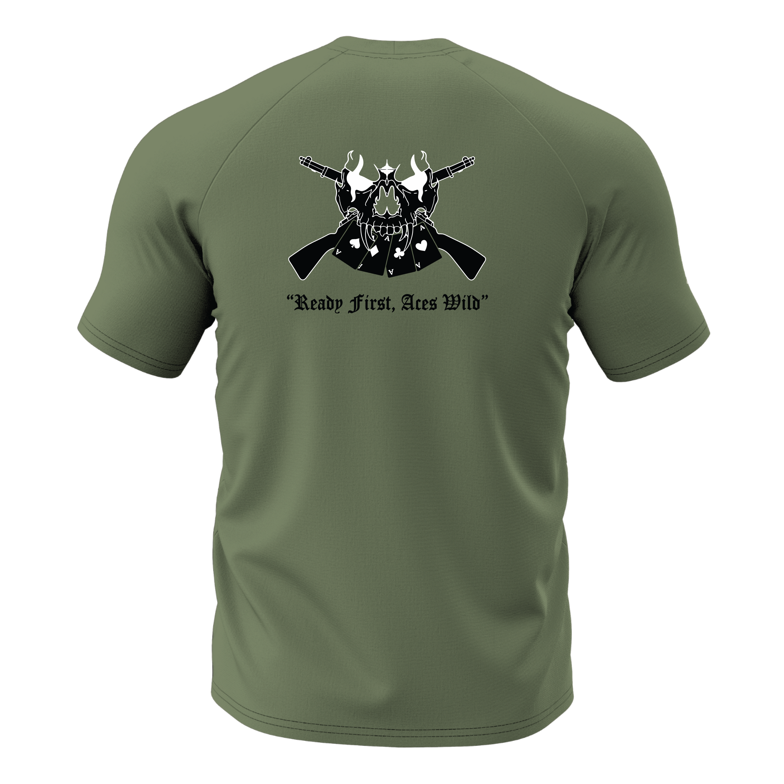 1st Platoon, A Co, Marine Barracks Washington  Men's Favorite Performance SS Tee, OD Green