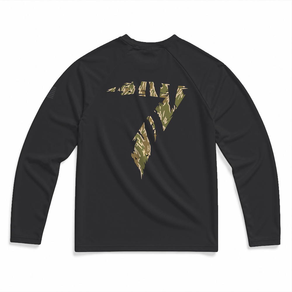 United States Secret Service - Counter Assault Team Team 7 Gen.1 MaxDri Performance Tee, Long Sleeve, Black