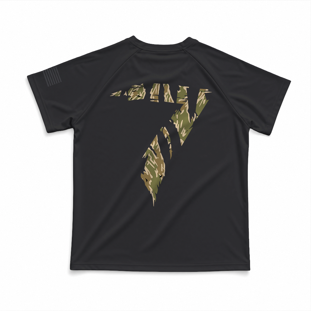 United States Secret Service - Counter Assault Team Team 7 Gen.1 MaxDri Performance Tee, Short Sleeve, Black