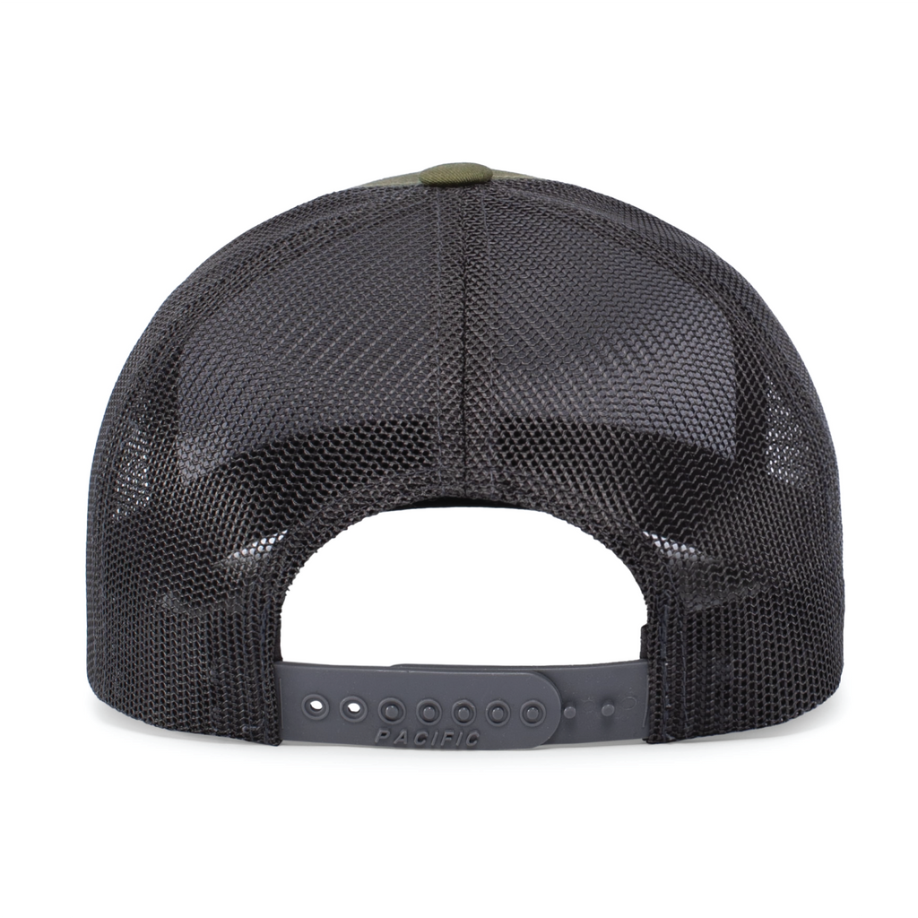 Florida Highway Patrol  Snapback Trucker Hat (104C), OD Green