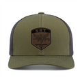 Florida Highway Patrol  Snapback Trucker Hat (104C), OD Green