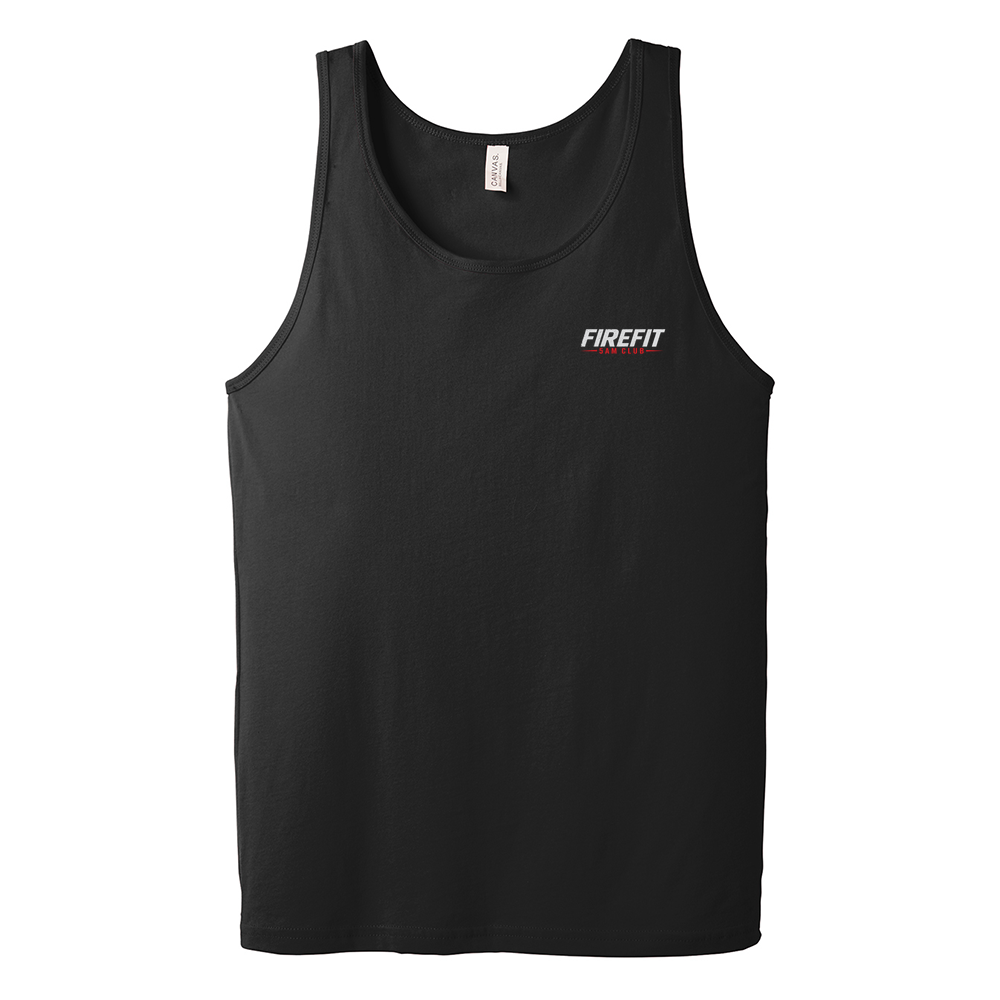 FireFit Strength & Conditioning  Unisex Tank Top (NL3633), Black