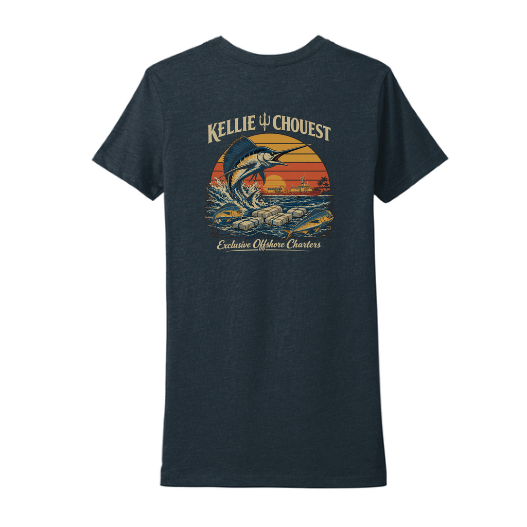 Kellie Chouest  Exclusive Offshore Women's CVC SS Tee (6610), Navy