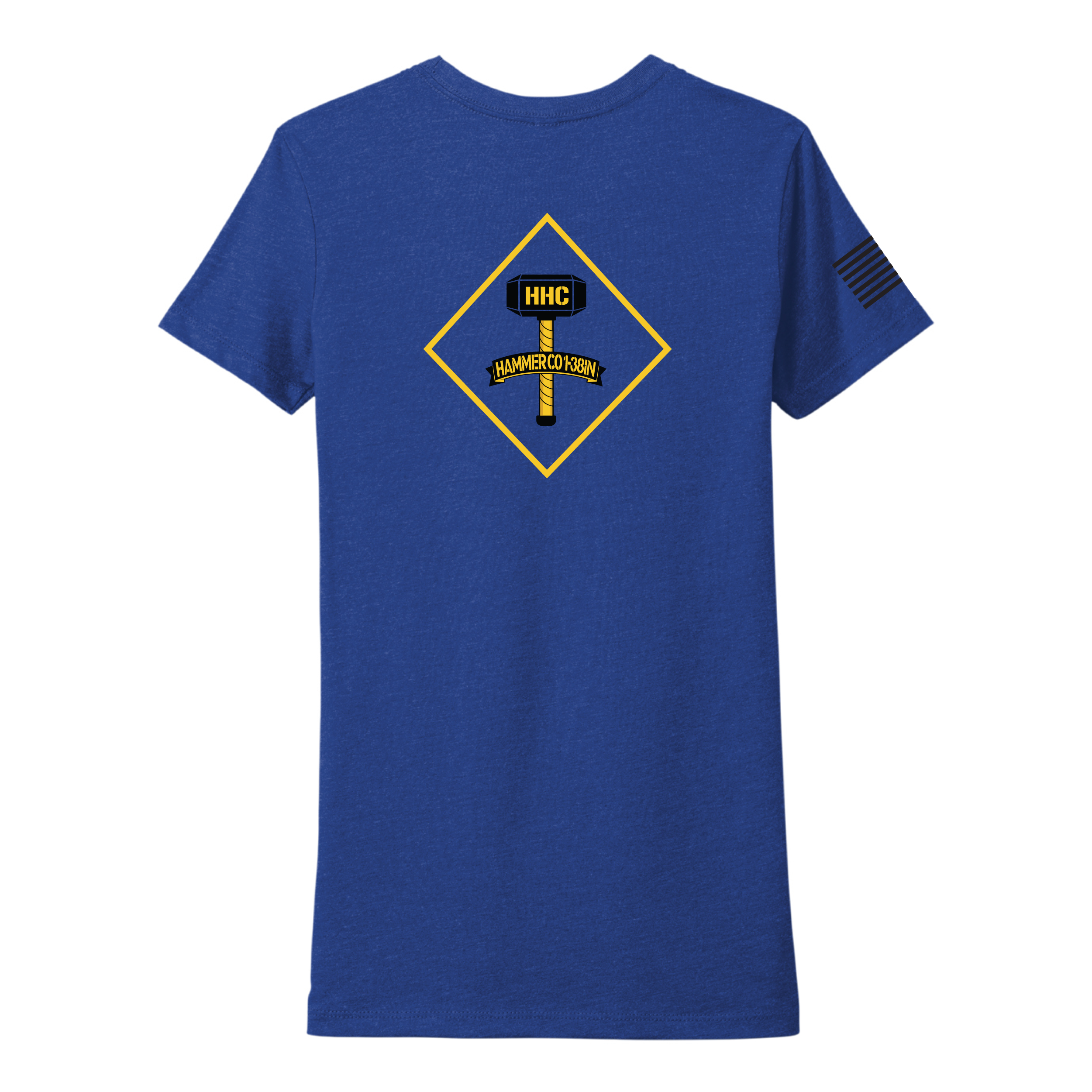 HHC, 1-38 IN  Women's CVC SS Tee (6610), Royal