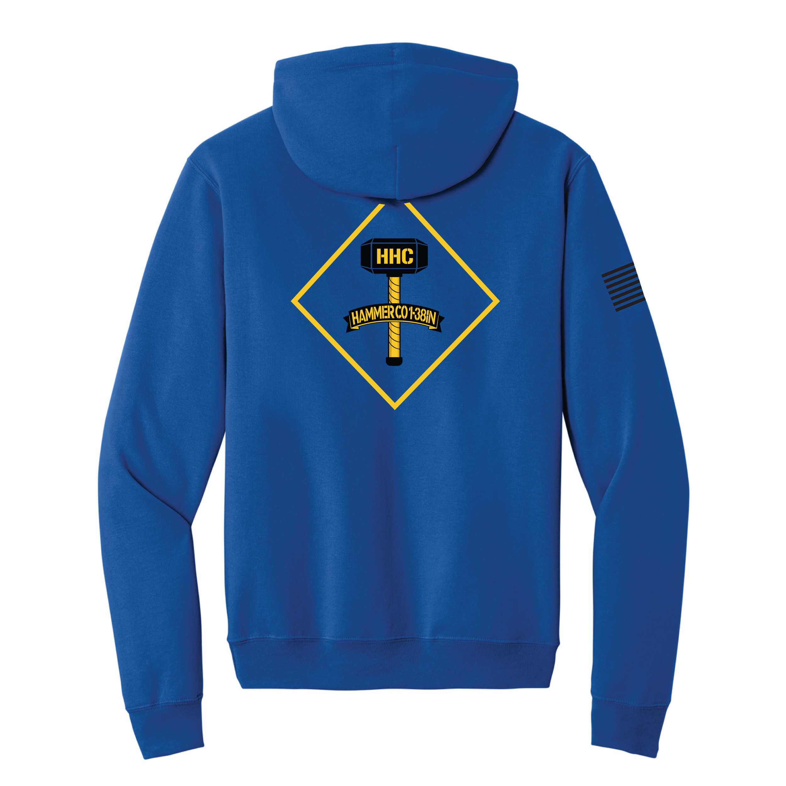 HHC, 1-38 IN  Midweight Cotton Fleece Hoodie (SS4500), Royal