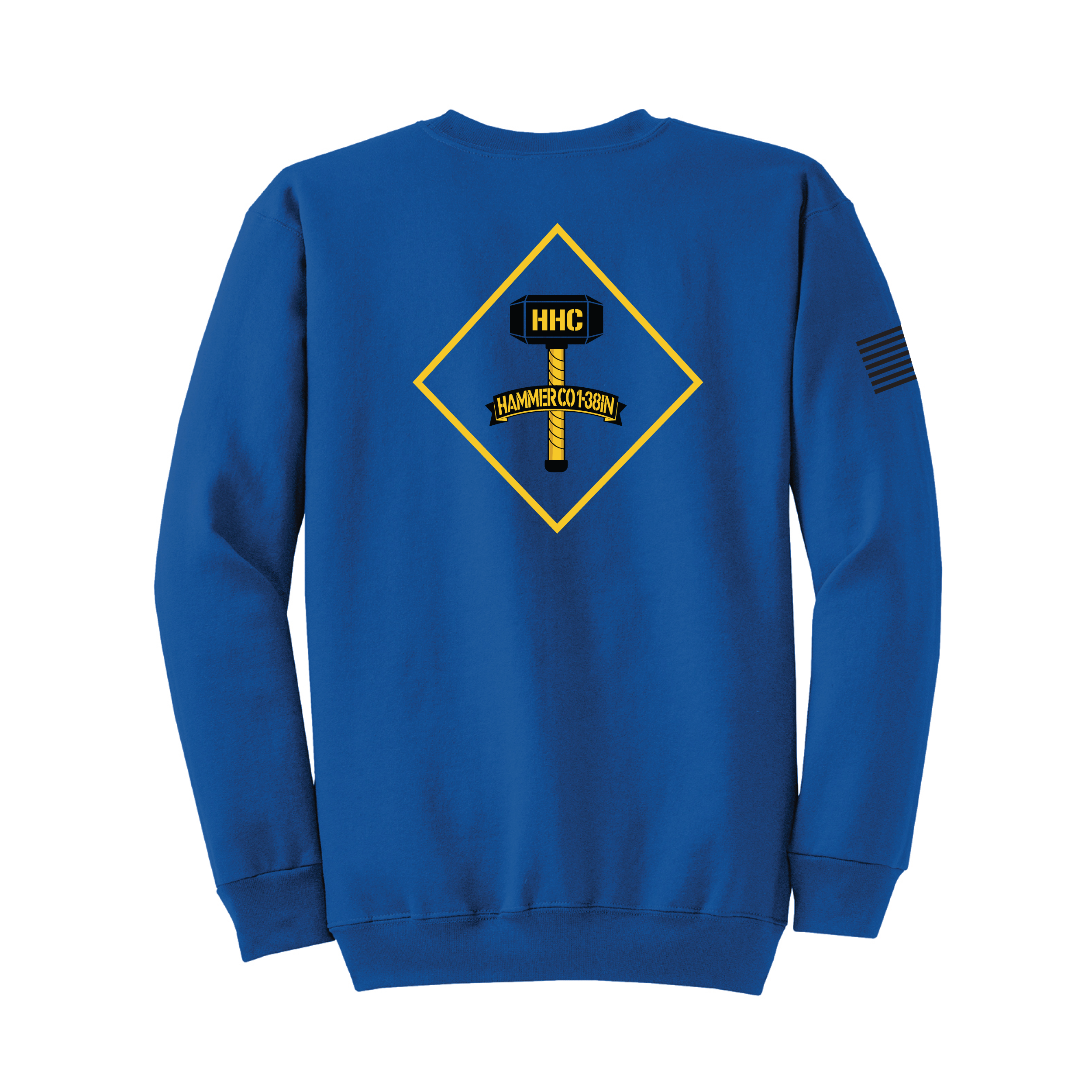 HHC, 1-38 IN  Midweight Cotton Fleece Crewneck (SS3000), Royal