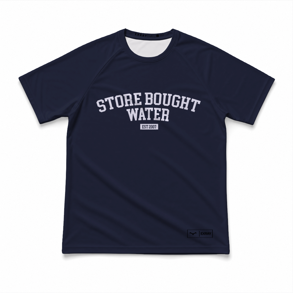 Store Bought Water Gen.1 Long Range Performance Tee, Short Sleeve, Navy