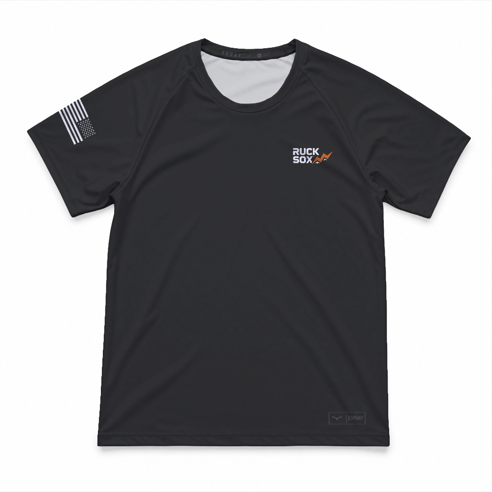 Ruck Sox Gen.1 MaxDri Performance Tee, Short Sleeve, Black