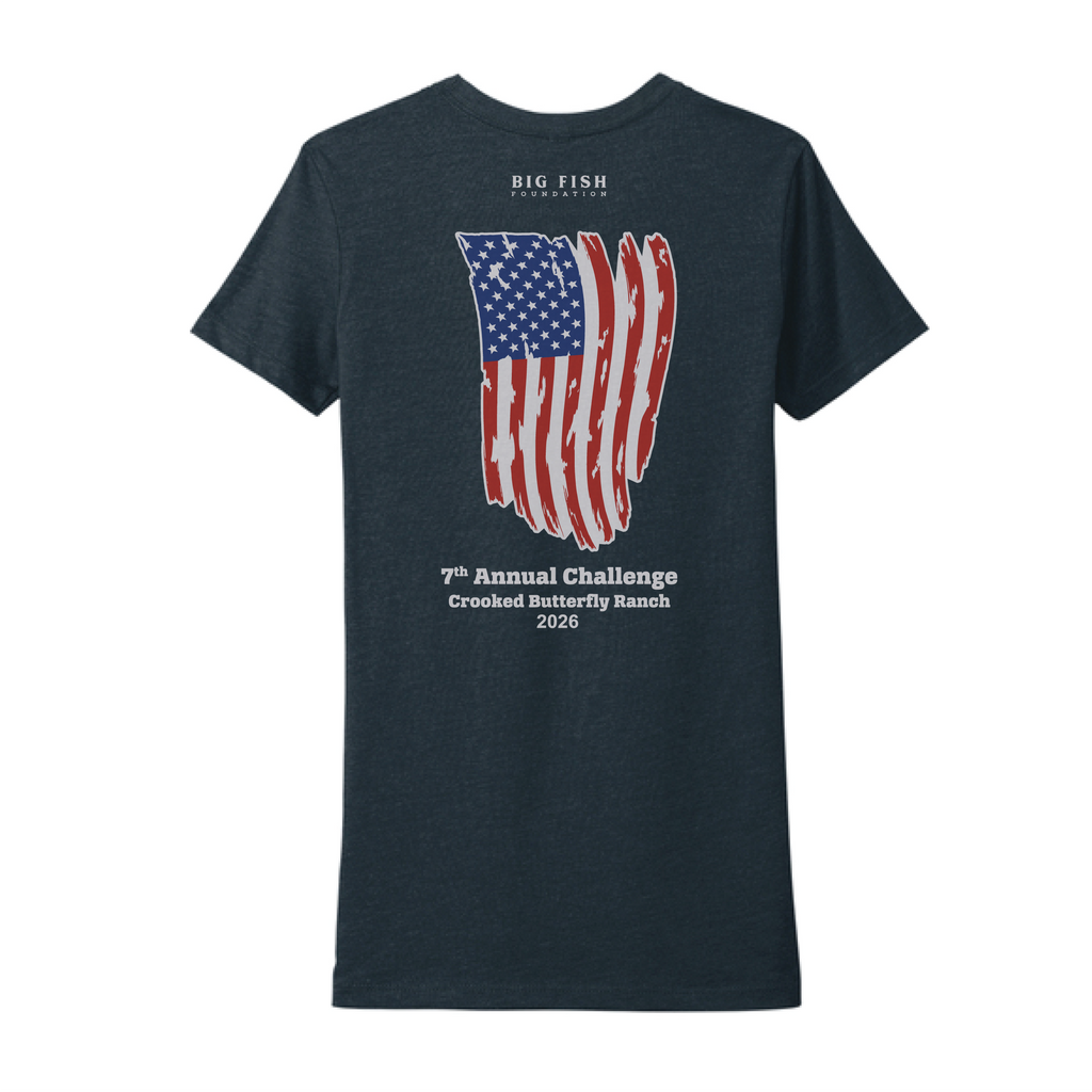 Big Fish Foundation  Women's CVC SS Tee (6610), Navy
