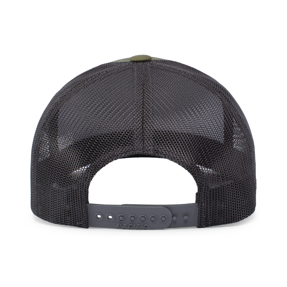 Golf Company, 2nd Battalion, 6th Marines  Snapback Trucker Hat (104C), OD Green