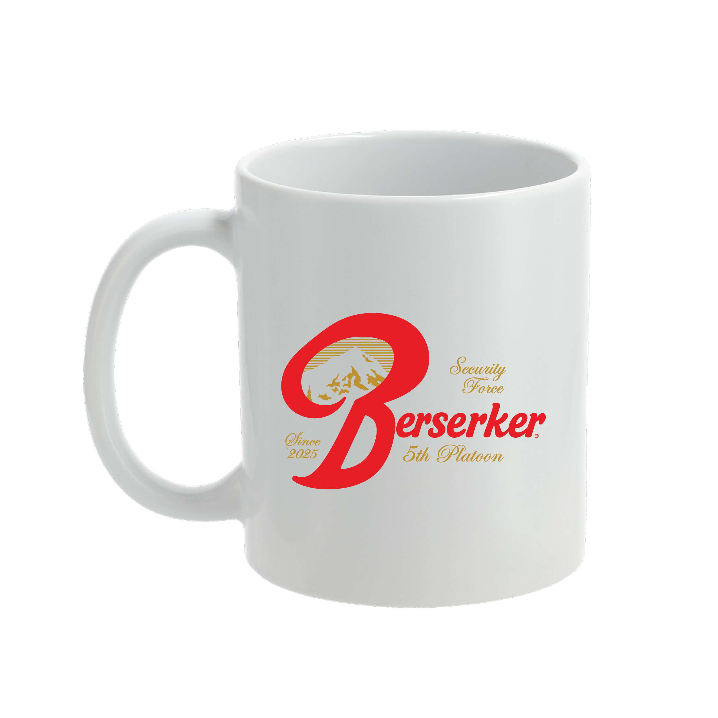 5th platoon, Bravo Company, Marine Corps Security Force Battalion, Bangor  Ceramic Coffee Mug 11oz, White
