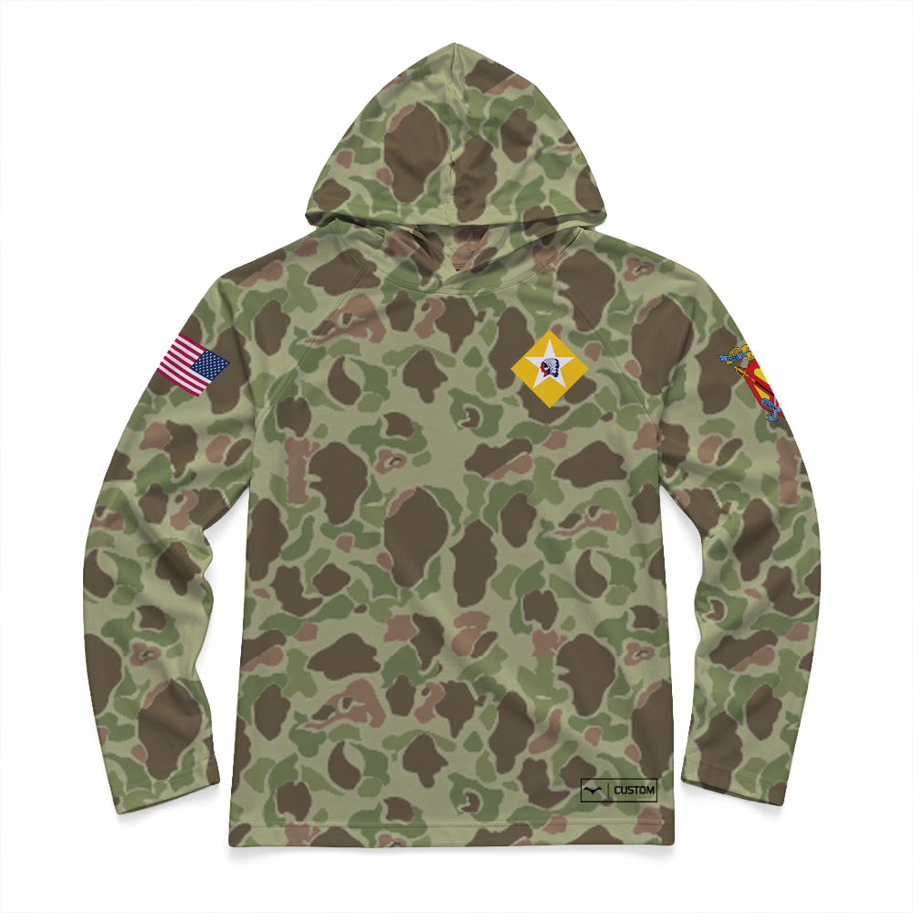 2nd Battalion 6th Marines 4th Reg Gen.1 Long Range Performance Tee, Long Sleeve, Sun Hood, Other