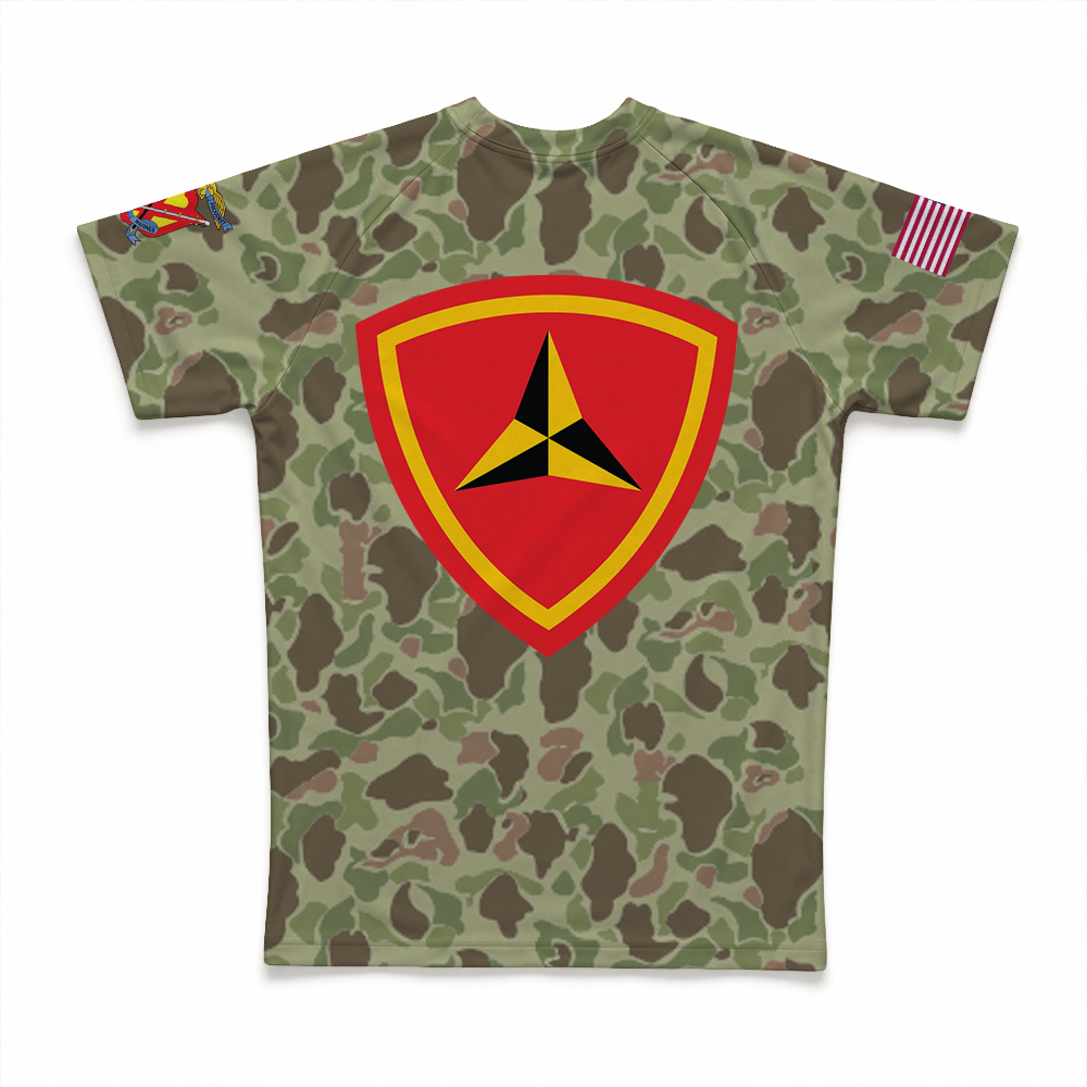2nd Battalion 6th Marines 4th Reg Gen.1 BattlePro Performance Rashguard, Short Sleeve, Other