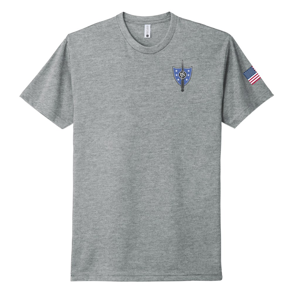 United States Secret Service - Counter Assault Team USSS CAT Unisex CVC SS Tee (6210), Grey