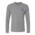 United States Secret Service - Counter Assault Team USSS CAT Unisex CVC Long Sleeve Tee (6211), Grey