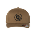 Charles Deglopper Company, 1-325 AIR CD Initials (No Color) Flexfit Cotton Blend Cap - 6277, Tan 499