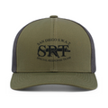 San Diego PD SWAT  Snapback Trucker Hat (104C), OD Green