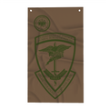 W.E.B. SORT  Wall Flag 3x5 (Vertical), NWU TIII Coyote