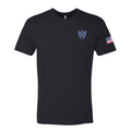 United States Secret Service - Counter Assault Team USSS CAT Unisex CVC SS Tee (6210), Black