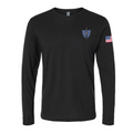 United States Secret Service - Counter Assault Team USSS CAT Unisex CVC Long Sleeve Tee (6211), Black