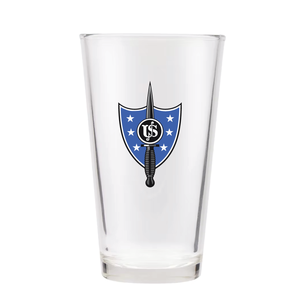 United States Secret Service - Counter Assault Team USSS CAT Pint Glass, Clear